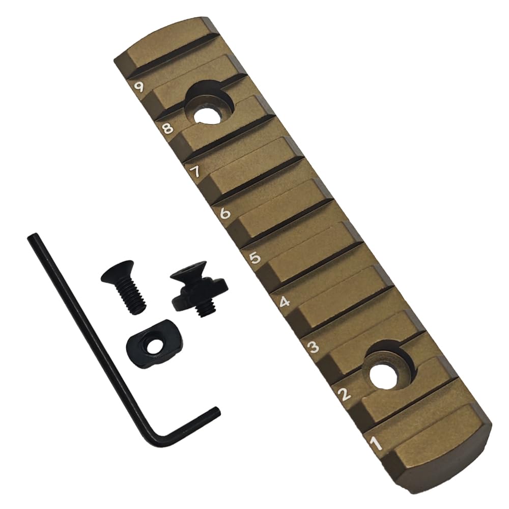 Aluminum Ultra Thin Rail Section Adapter 3/7/9/13 Slots for M-lok Picatinny Rail