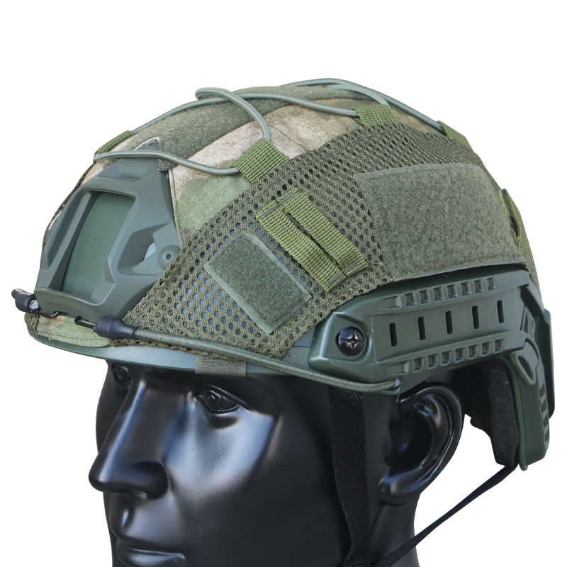 Casco táctico rápido camuflaje ruinas del Emr ruso cubierta tela - Imagen 14 de 15