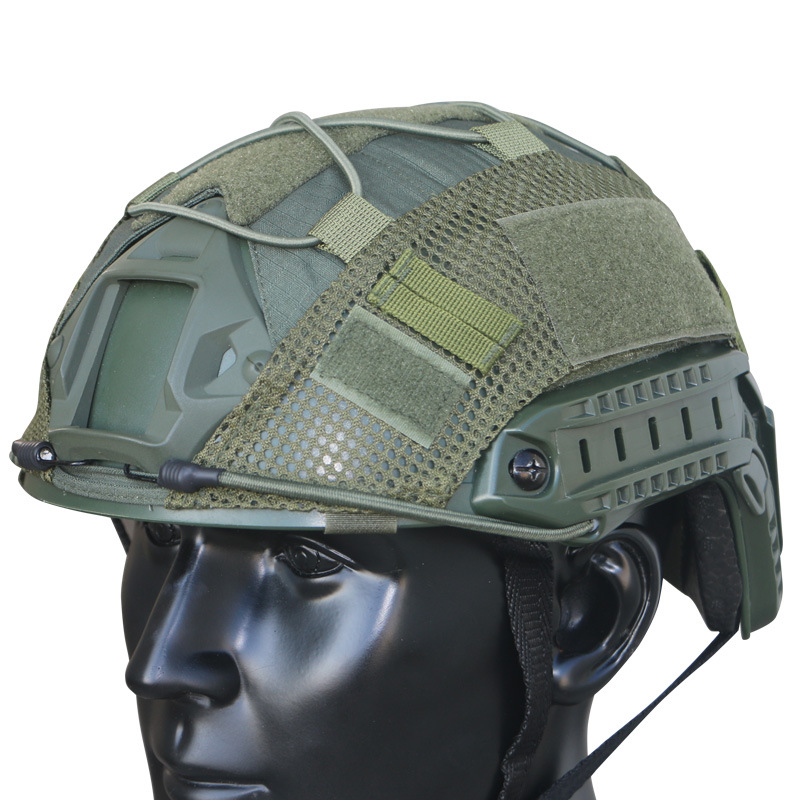 Casco táctico rápido camuflaje ruinas del Emr ruso cubierta tela - Imagen 15 de 15