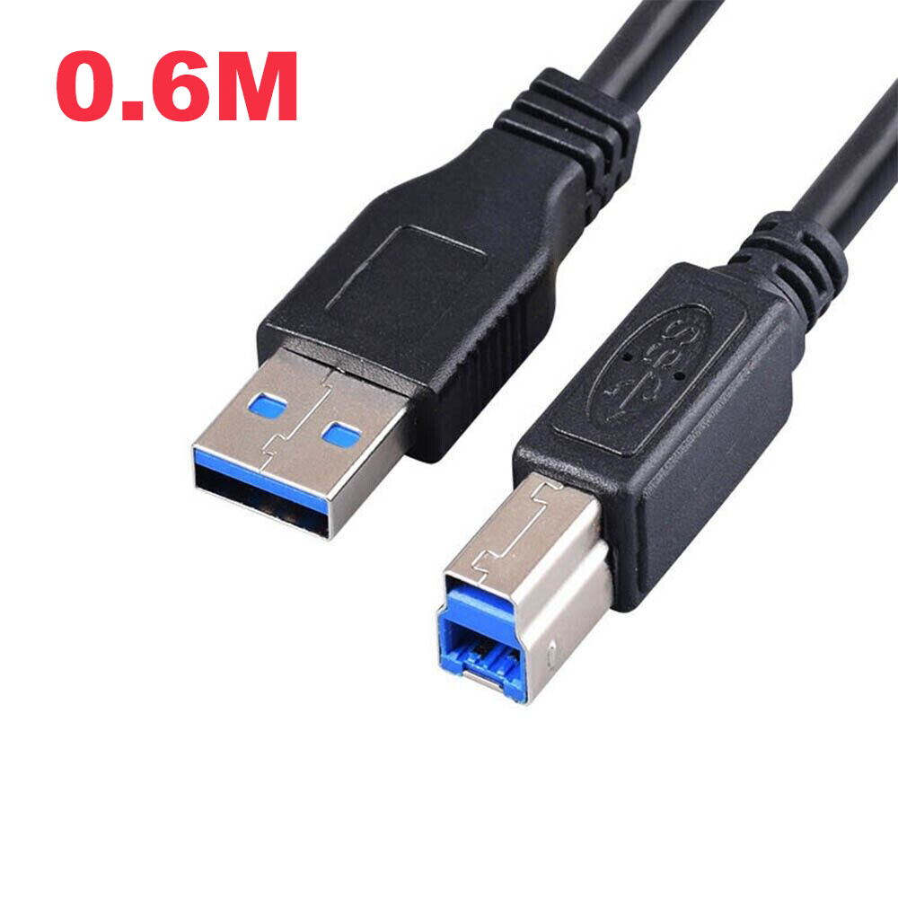 USB 3.0 Type A Male to B Male Printer Extension Cord Cable Dock Hub Super Speed - Picture 12 of 15