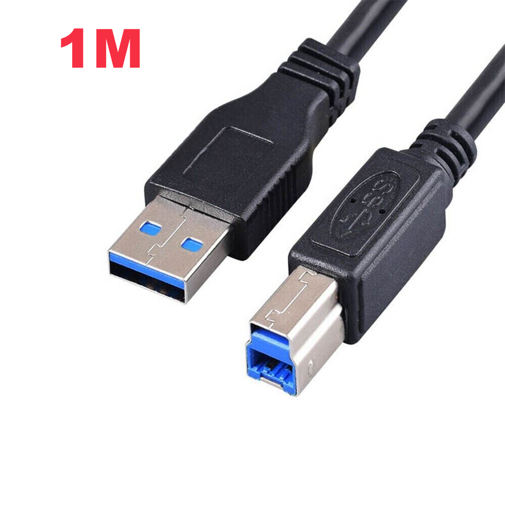 USB 3.0 Type A Male to B Male Printer Extension Cord Cable Dock Hub Super Speed - Picture 13 of 15