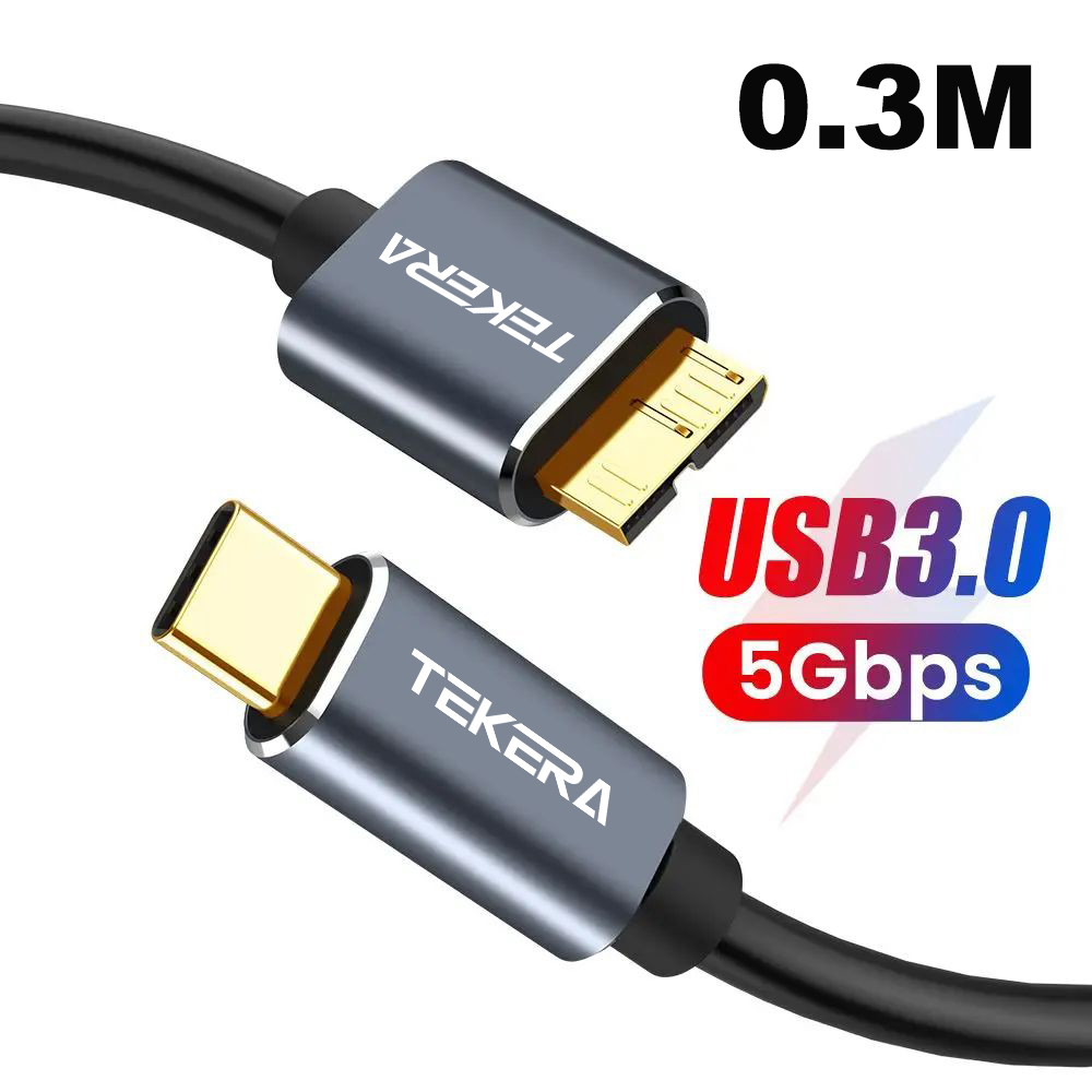 USB Type C 3.1 to Micro B 3.0 Cable Connector For HDD SSD External Hard Drive AU - Picture 12 of 15