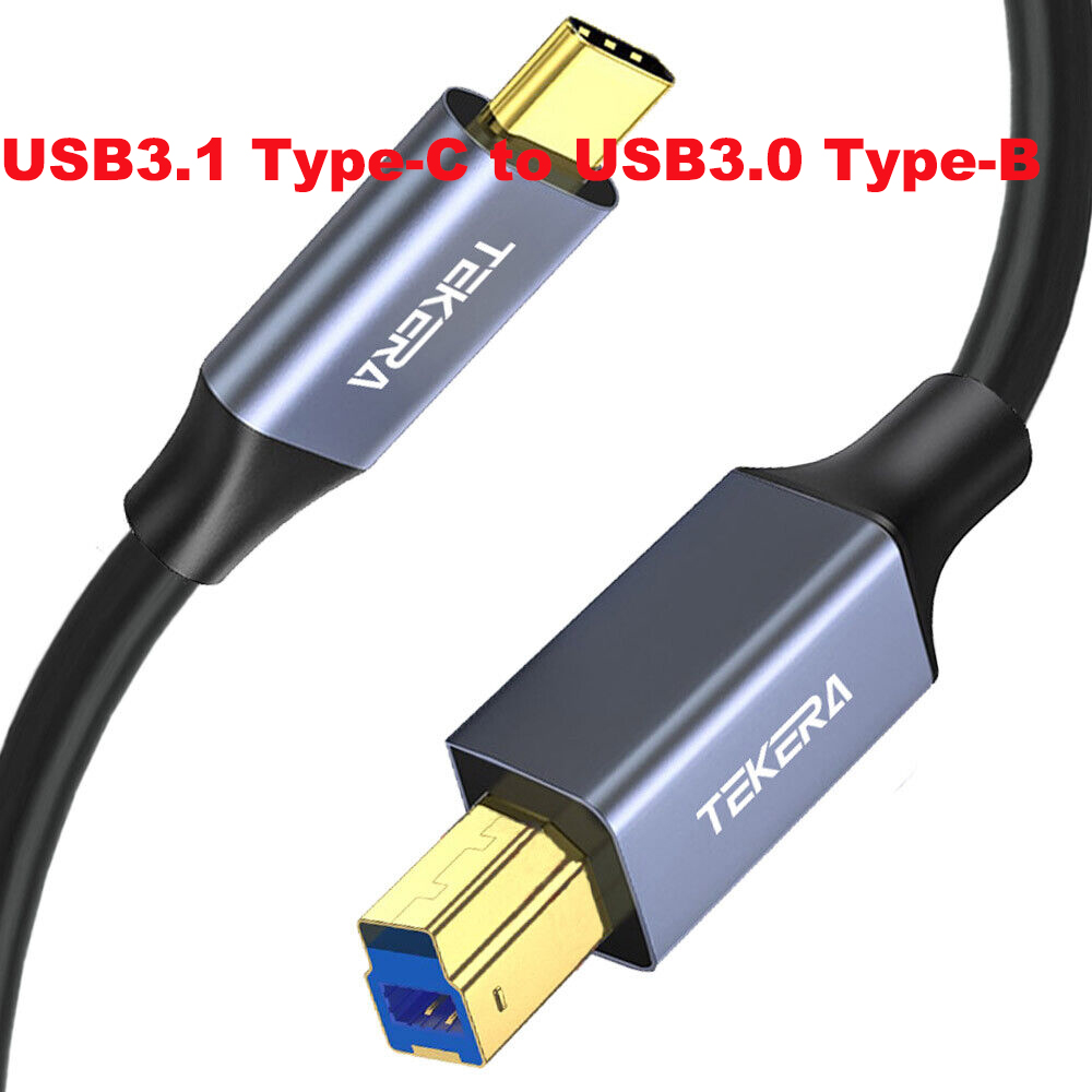 USB 3.0/3.1 Type-A/C USB-A/C to USB 3.0 Type-B Cable Printer Scanner Cord Cable - Picture 20 of 20