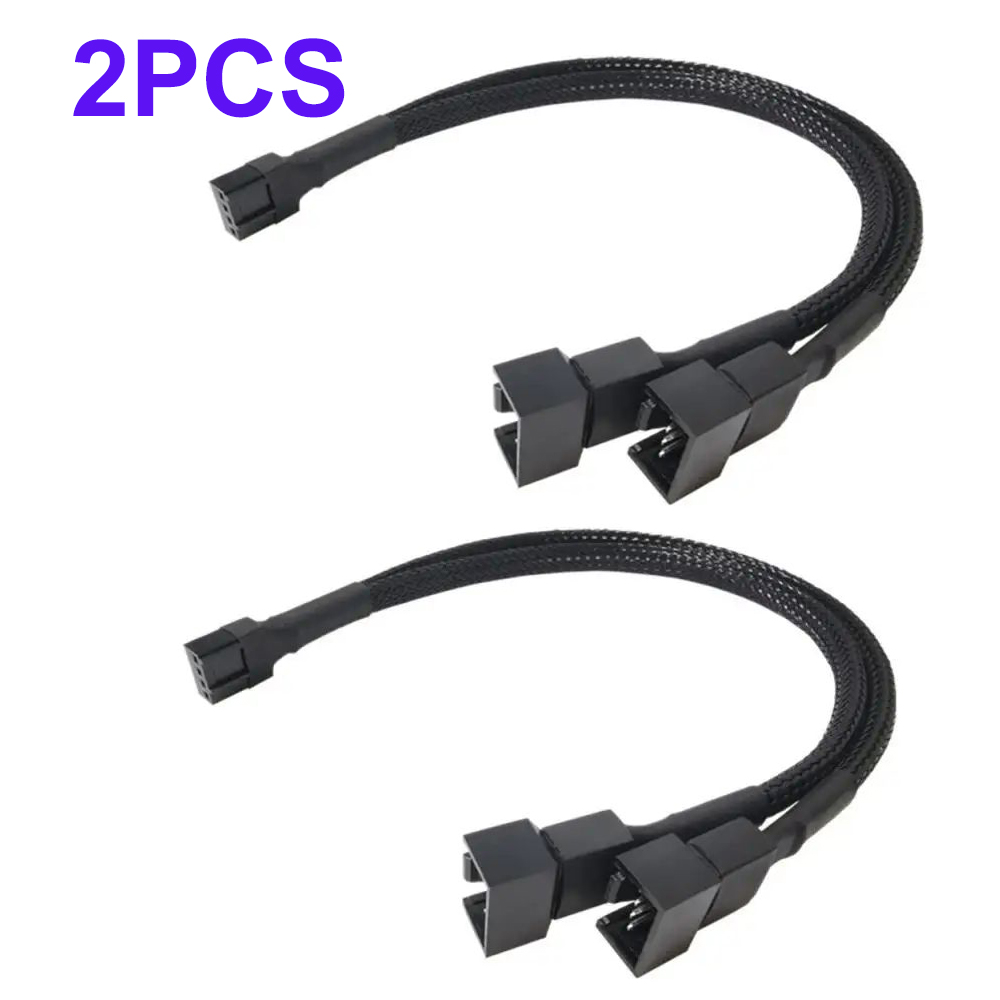 4 Pin PWM Y Splitter to 3/4 Pin Motherboard CPU Fan PC Case Extension Cable AU - Picture 11 of 11