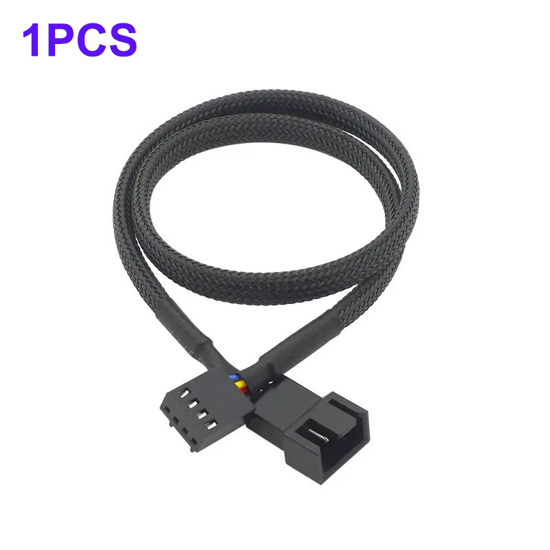 4 Pin PWM Case Fan Extension 1 to 1 Way Sleeved Connector Power Cable 30CM AU - Picture 9 of 10