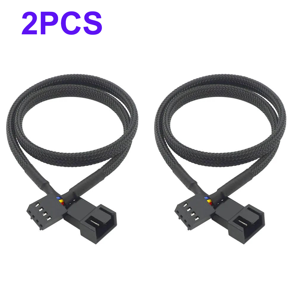4 Pin PWM Case Fan Extension 1 to 1 Way Sleeved Connector Power Cable 30CM AU - Picture 10 of 10