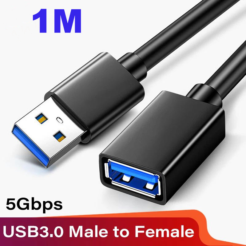 SuperSpeed USB 3.0 2.0 Extension Cable Male to Female Data Cord for PC Laptop TV - Picture 22 of 24