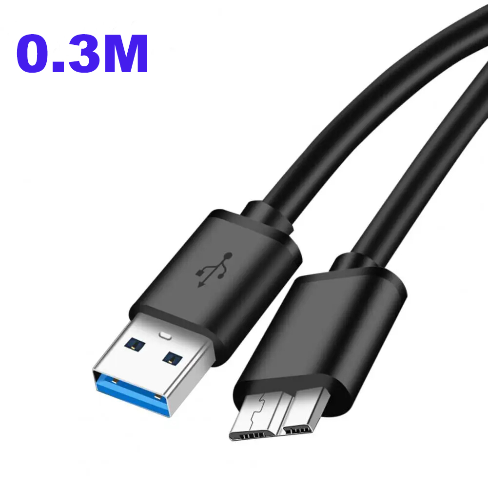 USB3.0 Type C USB 3.1 Male to Micro B USB 3.0 Male External HDD Hard Drive Cable - Picture 18 of 23