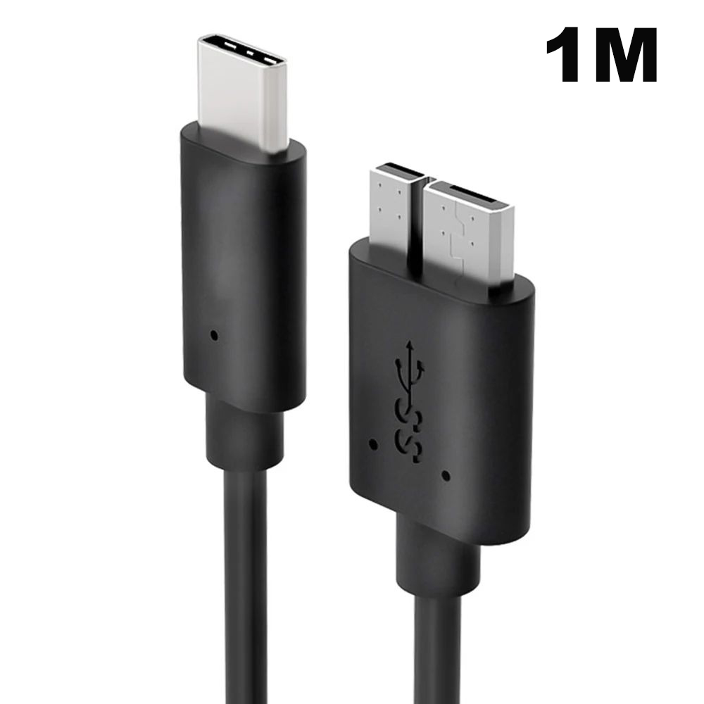 USB3.0 Type C USB 3.1 Male to Micro B USB 3.0 Male External HDD Hard Drive Cable - Picture 22 of 23