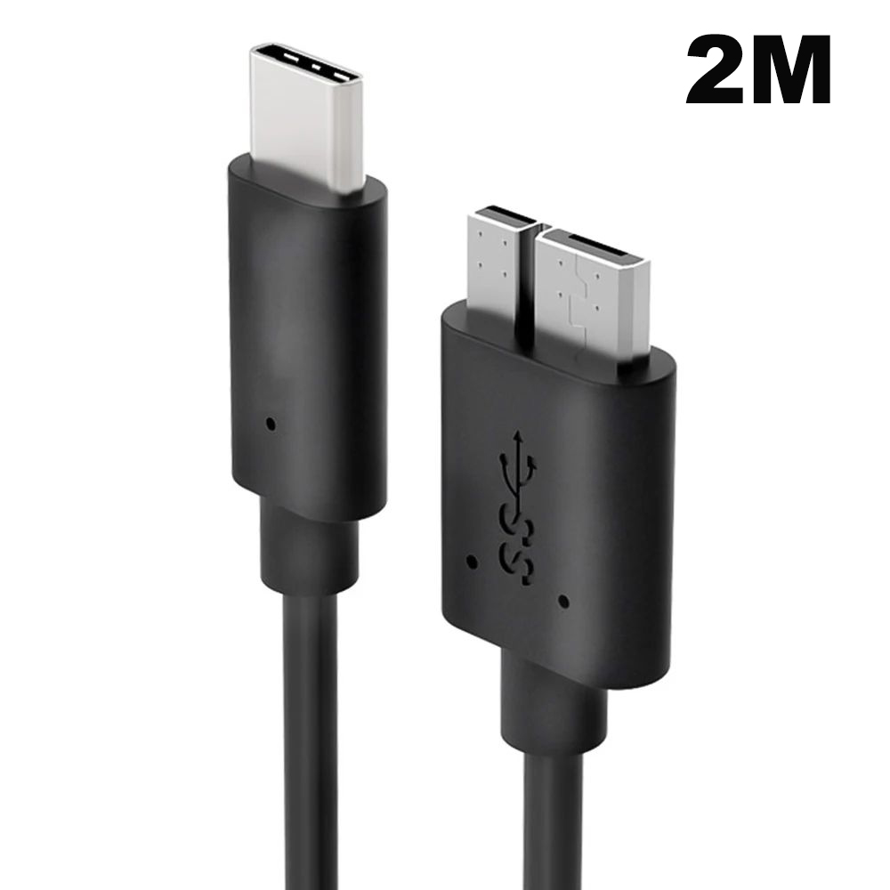 USB3.0 Type C USB 3.1 Male to Micro B USB 3.0 Male External HDD Hard Drive Cable - Picture 23 of 23