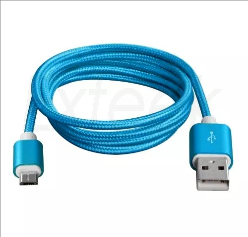 Fast Braided 90° Degree Angle Straight Micro USB Data Charging Cable For Android - Picture 22 of 26