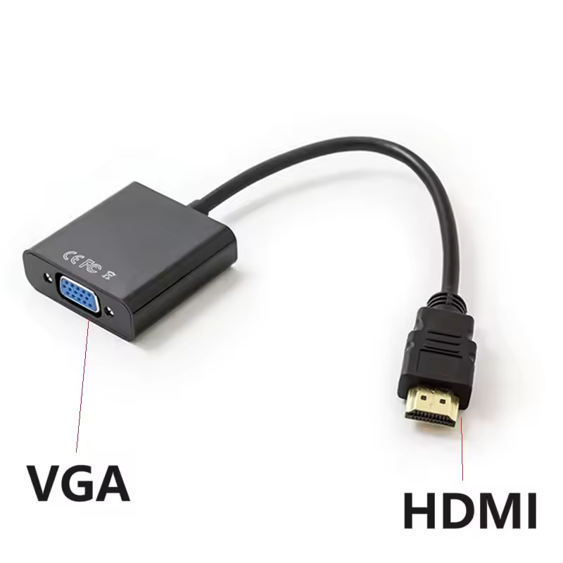 Mini DP Type-C HDMI DVI-D to VGA Male to Female Adapter Cable Video Converter - Picture 11 of 12