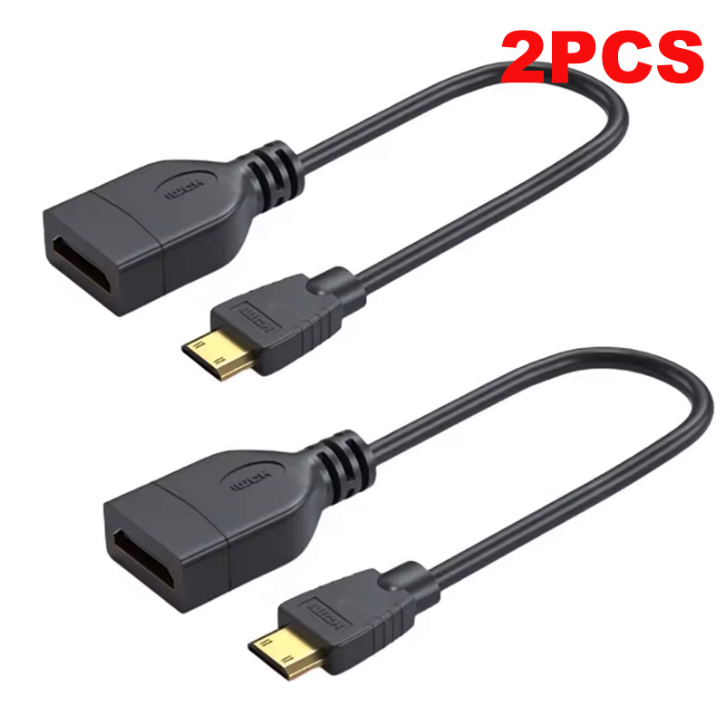 Mini HDMI Male To HDMI Female 1080P Adapter Converter Connector For Tablet PC TV - Picture 10 of 10