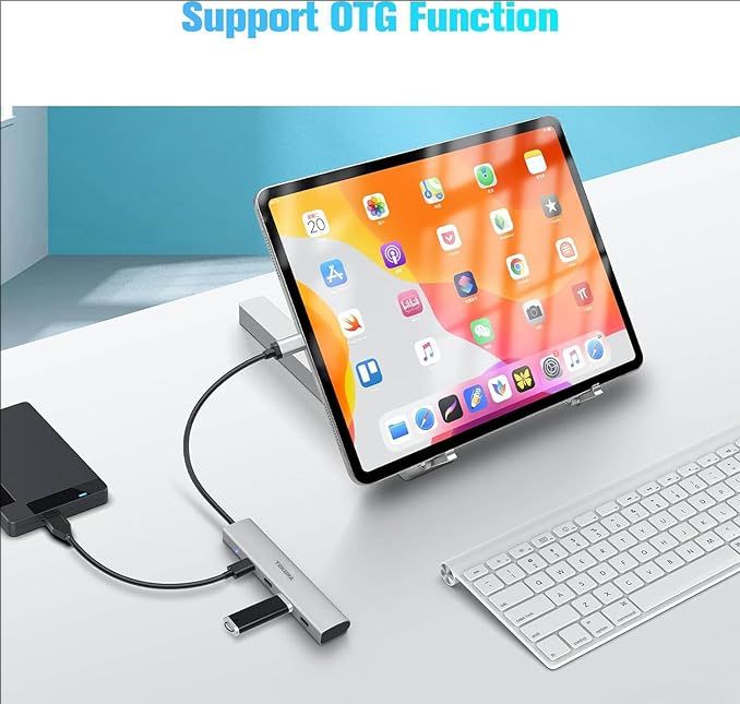 7 Port USB 3.2 Gen 2 Hub 10Gbps Splitter with USB-A 3.2 USB-C 3.2 USB 3.0 Ports - Picture 16 of 27
