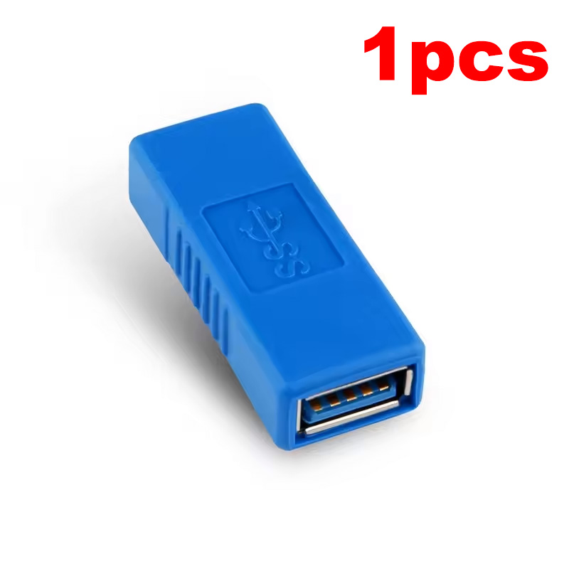1-5 PCS USB 3.0 A Joiner Female to Female Extension Data Connector Adapter Plug - Picture 8 of 11