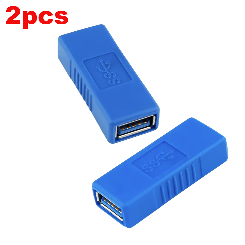 1-5 PCS USB 3.0 A Joiner Female to Female Extension Data Connector Adapter Plug - Picture 9 of 11
