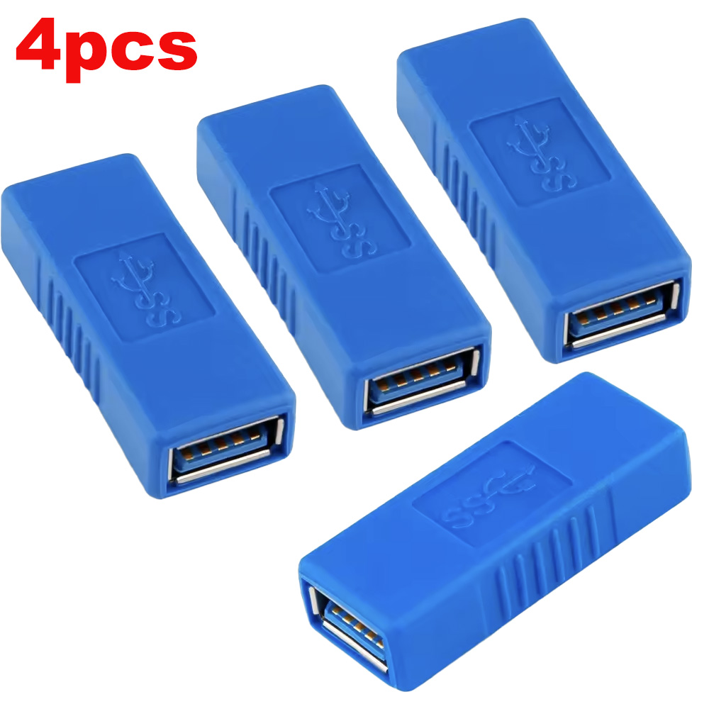 1-5 PCS USB 3.0 A Joiner Female to Female Extension Data Connector Adapter Plug - Picture 10 of 11