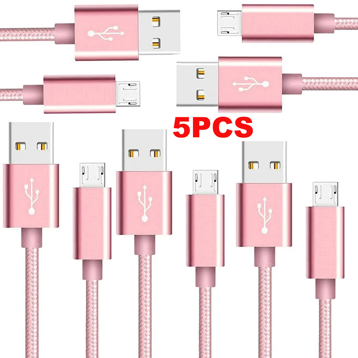 0.2M Micro USB Cable Fast Charging Data Cord For Samsung Galaxy A5/A7/J8/S6/S7 - Picture 12 of 12