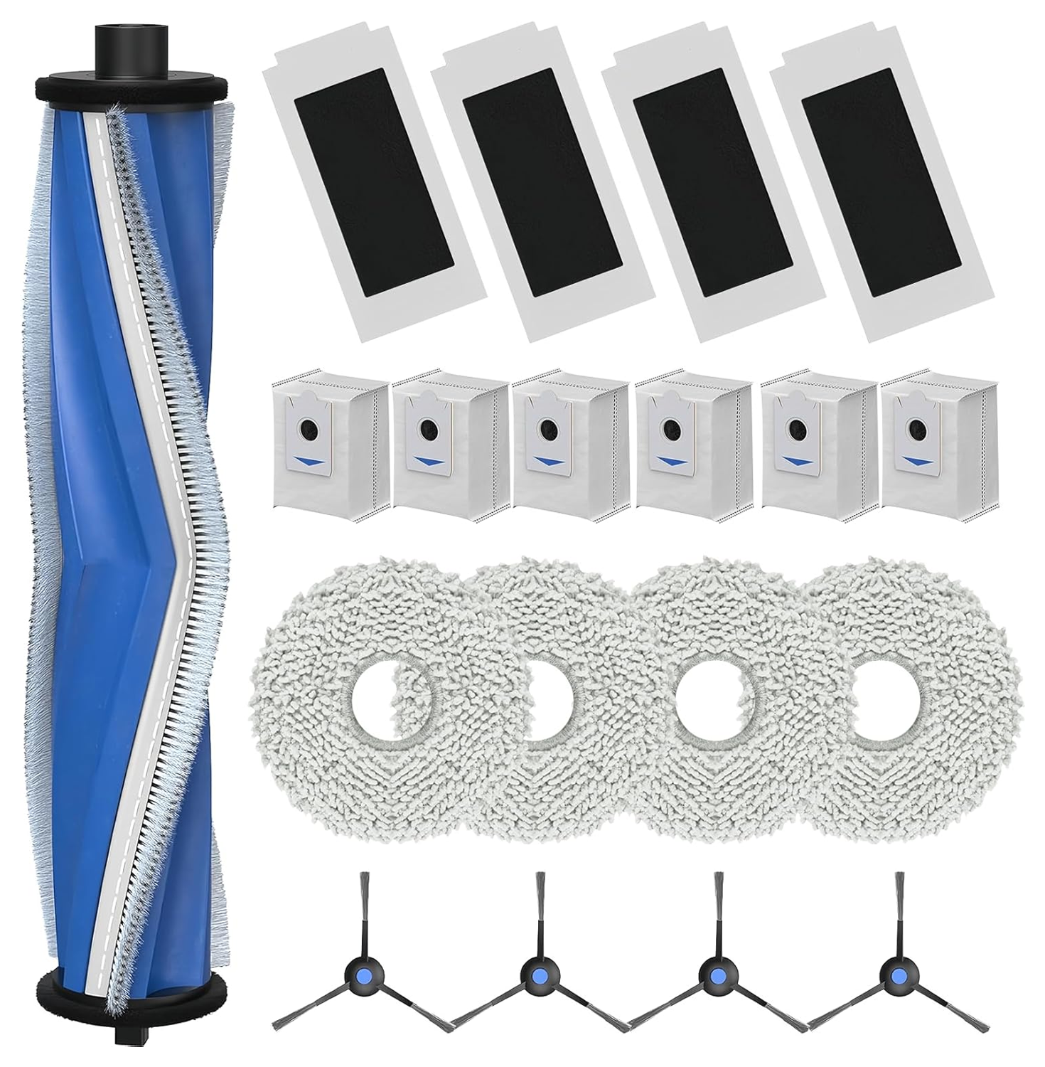 Filtro de cepillo lateral para aspiradora ECOVACS DEEBOT T30S,T30S PRO,T30S AI,T30S AI CARE - Imagen 19 de 19