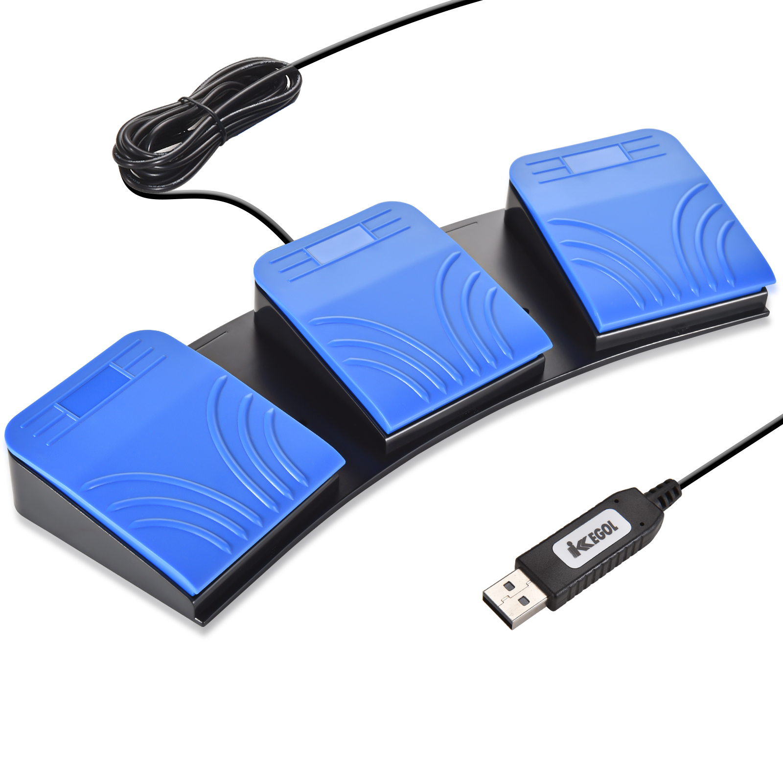 USB Foot Pedal Optical Switch Control Key Button Program PC Keyboard Action HID - Picture 11 of 11