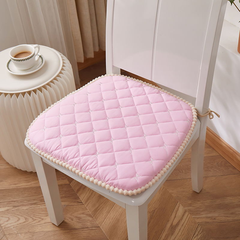 Solid Colour Seat Pad Chair Cushions Tie On Seat Cushion for Garden Kitchen - Picture 9 of 14