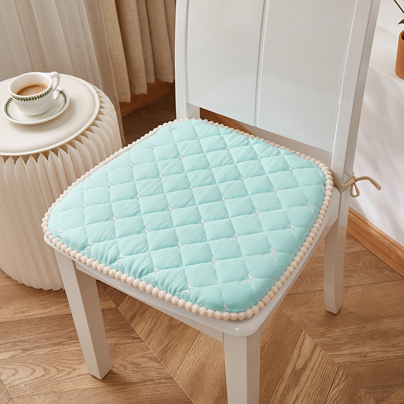 Solid Colour Seat Pad Chair Cushions Tie On Seat Cushion for Garden Kitchen - Picture 14 of 14