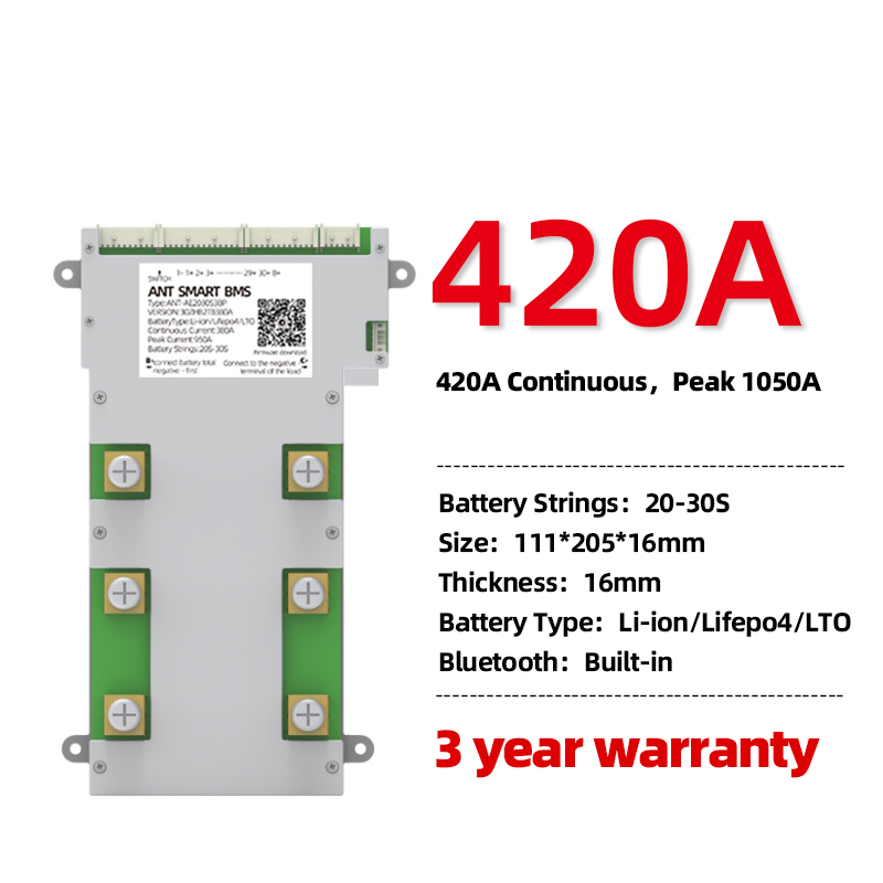 ANT Smart BMS da 7S a 16S 20S 22S 30S LiFePo4 Scheda di protezione batteria agli ioni di litio LTO - Foto 28 di 28