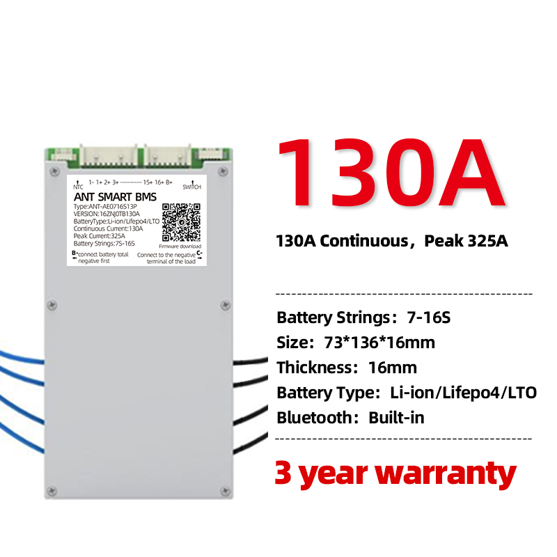 ANT Smart BMS da 7S a 16S 20S 22S 30S LiFePo4 Scheda di protezione batteria agli ioni di litio LTO - Foto 10 di 28