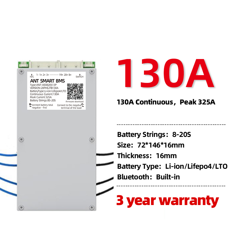 ANT Smart BMS da 7S a 16S 20S 22S 30S LiFePo4 Scheda di protezione batteria agli ioni di litio LTO - Foto 16 di 28