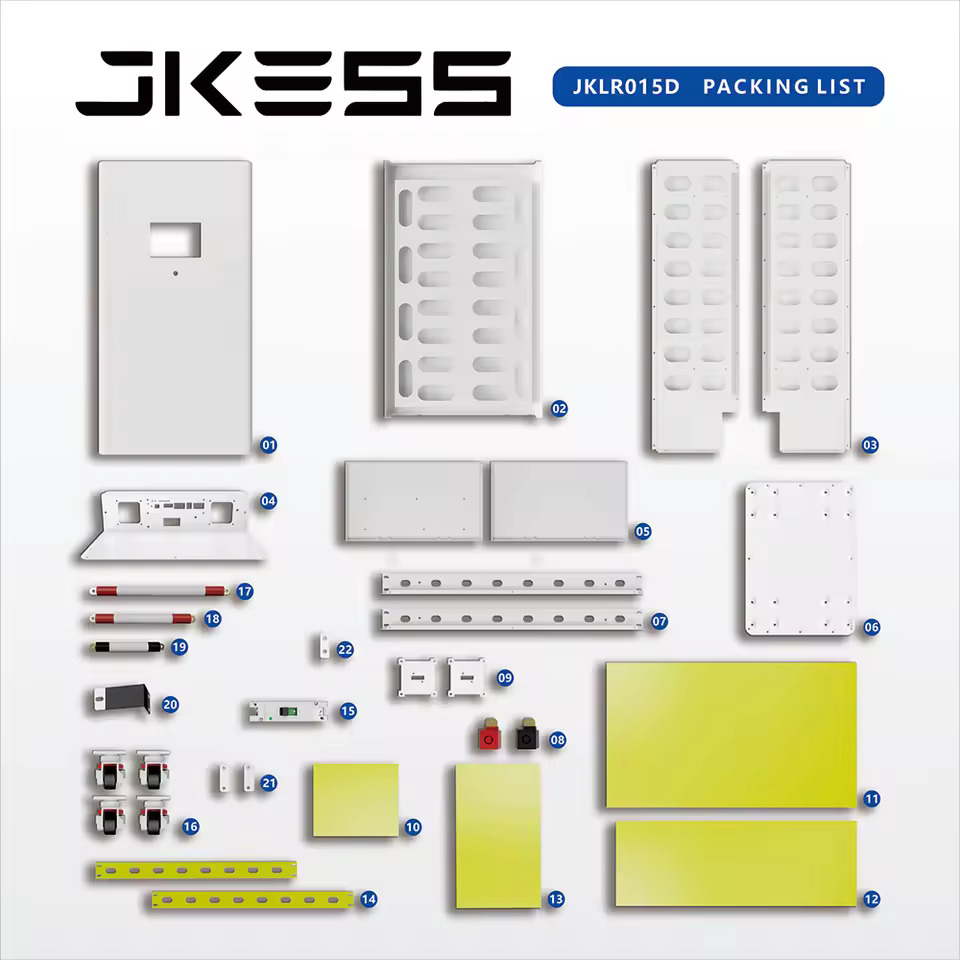 JKESS DIY Battery BOX JK PB2A16S20P BMS LifePO4 48V 51.2V Battery Energy Storage