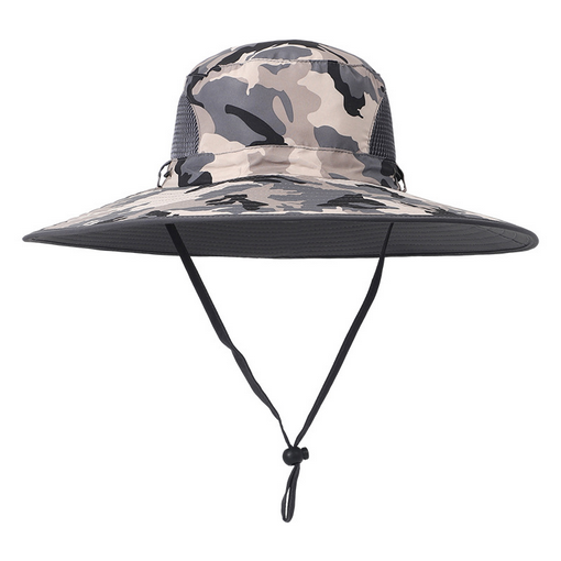 Oversize XXL Wide Brim Sun Hats Men Waterproof Quick-Dry Bucket Fishing Cap - Picture 12 of 15