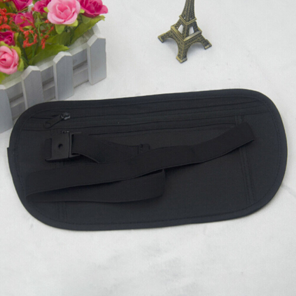 Bolsa de Cintura de Viaje para Pasaporte Dinero Cinturón Bolso Oculto Billetera de Seguridad Nosotros - Imagen 7 de 8