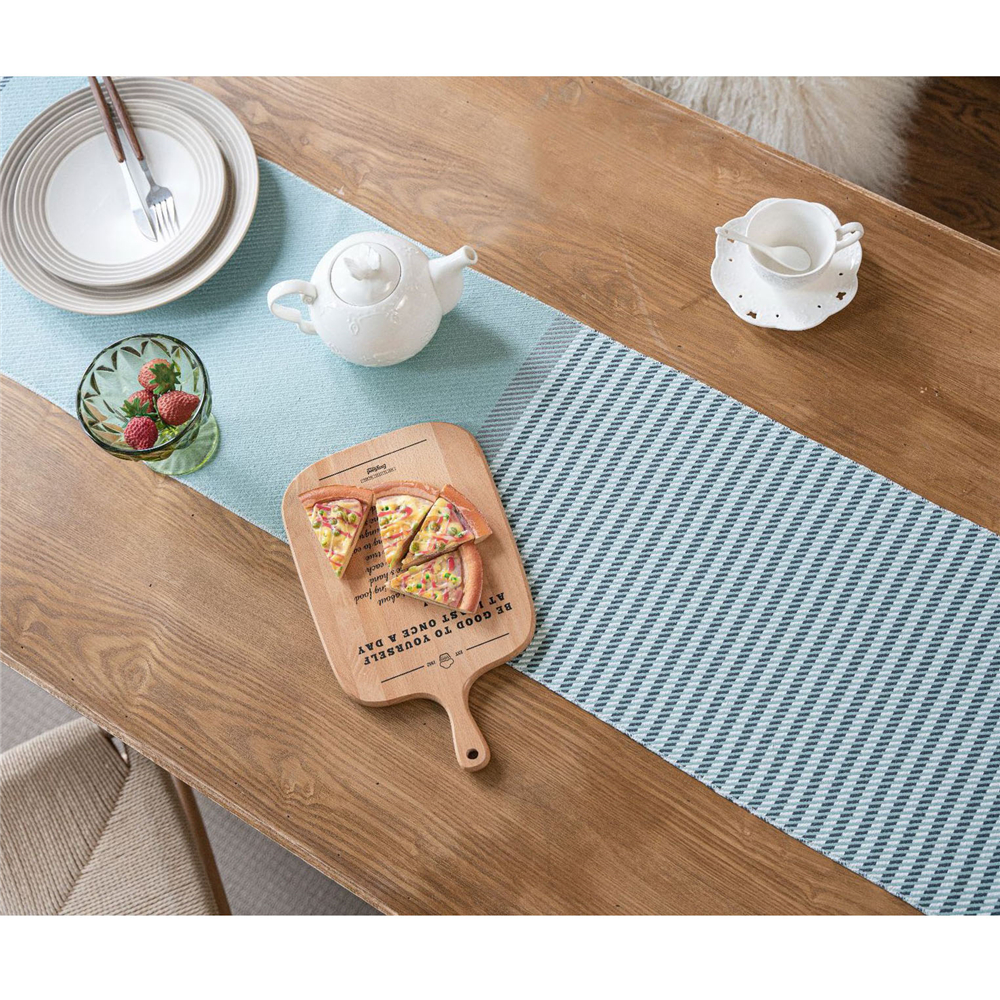 Jacquard Tassel Table Runner for Wedding Party Tablecloth Dining Room Kitchen - Picture 47 of 56