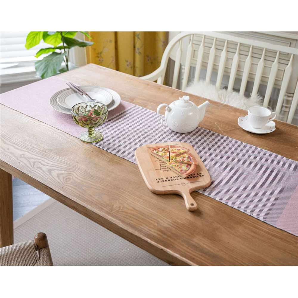 Jacquard Tassel Table Runner for Wedding Party Tablecloth Dining Room Kitchen - Picture 54 of 56