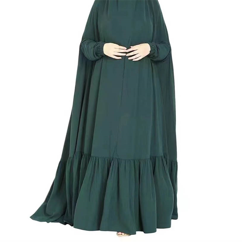 Muslim Women Khimar Overhead Hijab Burqa Prayer Dress Islamic Abaya Dubai Kaftan - Picture 25 of 48
