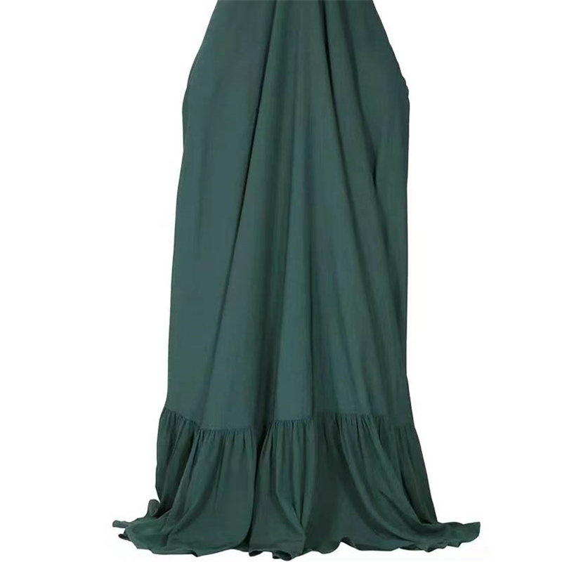 Muslim Women Khimar Overhead Hijab Burqa Prayer Dress Islamic Abaya Dubai Kaftan - Picture 28 of 48