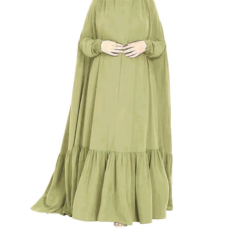 Muslim Women Khimar Overhead Hijab Burqa Prayer Dress Islamic Abaya Dubai Kaftan - Picture 30 of 48