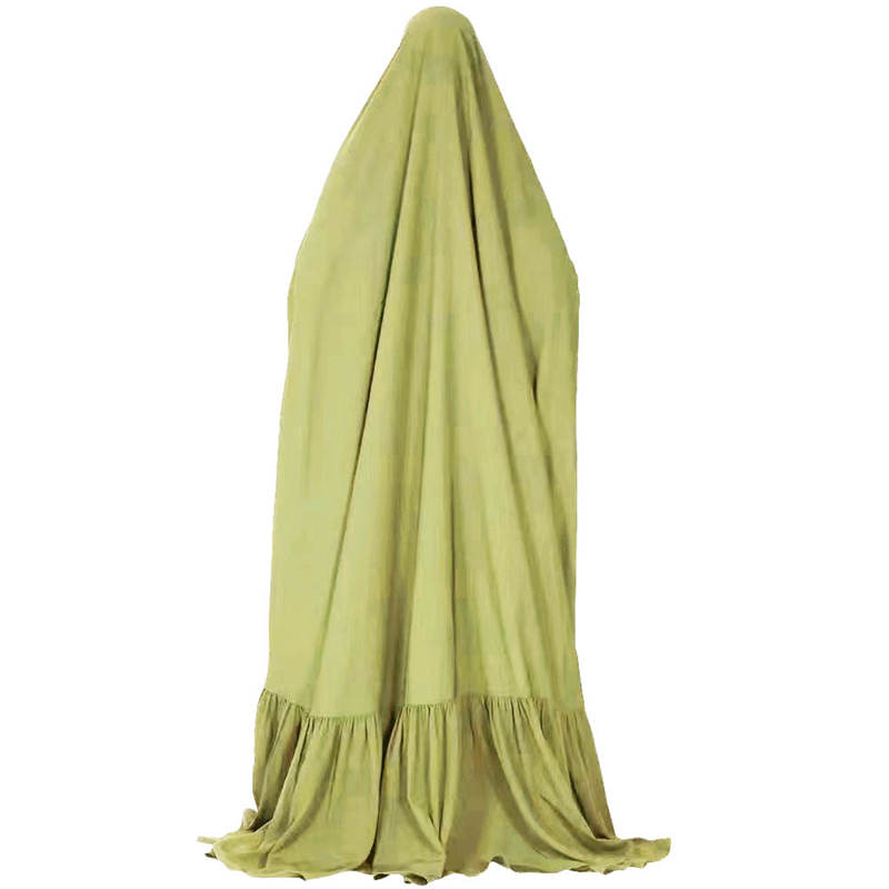 Muslim Women Khimar Overhead Hijab Burqa Prayer Dress Islamic Abaya Dubai Kaftan - Picture 32 of 48