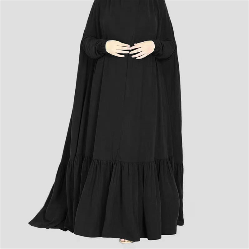 Muslim Women Khimar Overhead Hijab Burqa Prayer Dress Islamic Abaya Dubai Kaftan - Picture 33 of 48