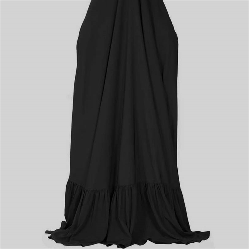 Muslim Women Khimar Overhead Hijab Burqa Prayer Dress Islamic Abaya Dubai Kaftan - Picture 35 of 48