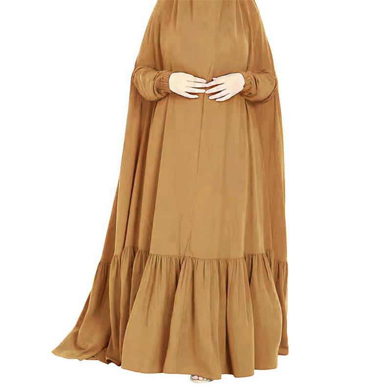 Muslim Women Khimar Overhead Hijab Burqa Prayer Dress Islamic Abaya Dubai Kaftan - Picture 41 of 48