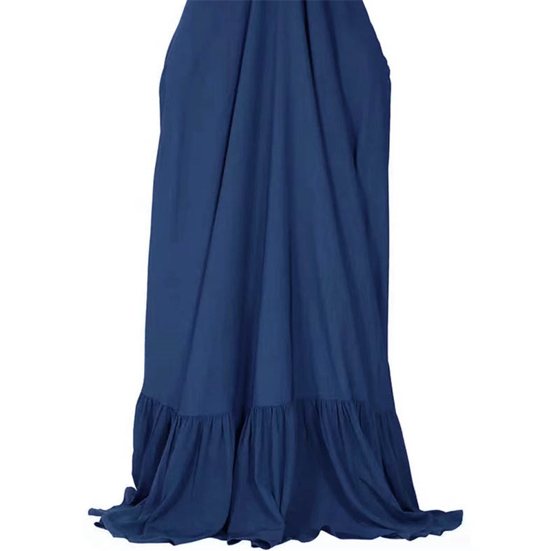 Muslim Women Khimar Overhead Hijab Burqa Prayer Dress Islamic Abaya Dubai Kaftan - Picture 48 of 48
