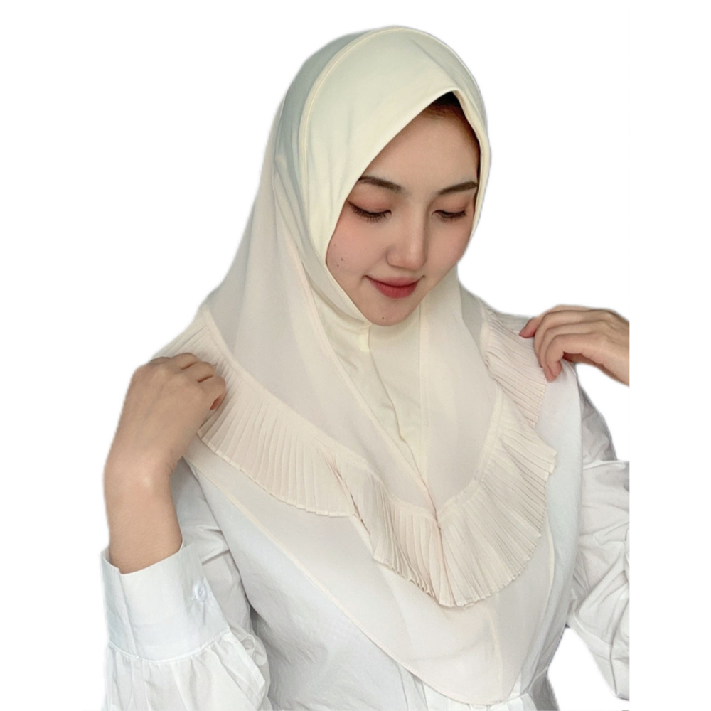 Instant Turban Headscarf Wrap Shawl for Women Muslim Islamic Pull On Scarf Hijab - Picture 24 of 38