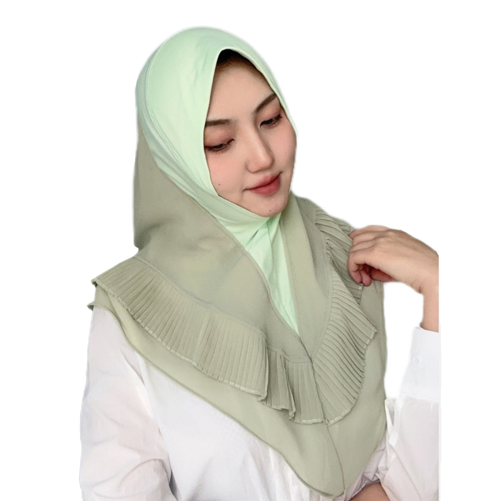 Instant Turban Headscarf Wrap Shawl for Women Muslim Islamic Pull On Scarf Hijab - Picture 33 of 38