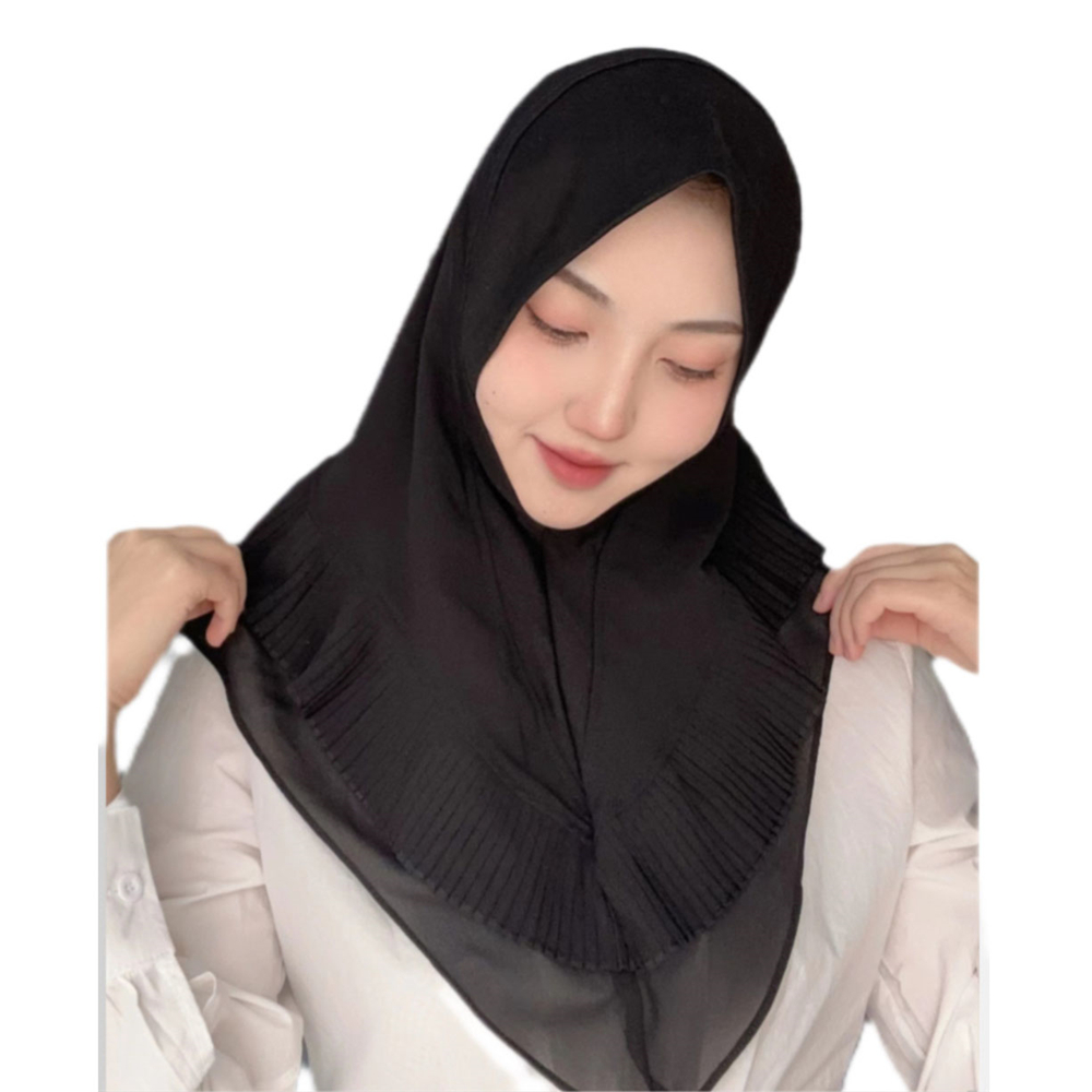 Instant Turban Headscarf Wrap Shawl for Women Muslim Islamic Pull On Scarf Hijab - Picture 36 of 38