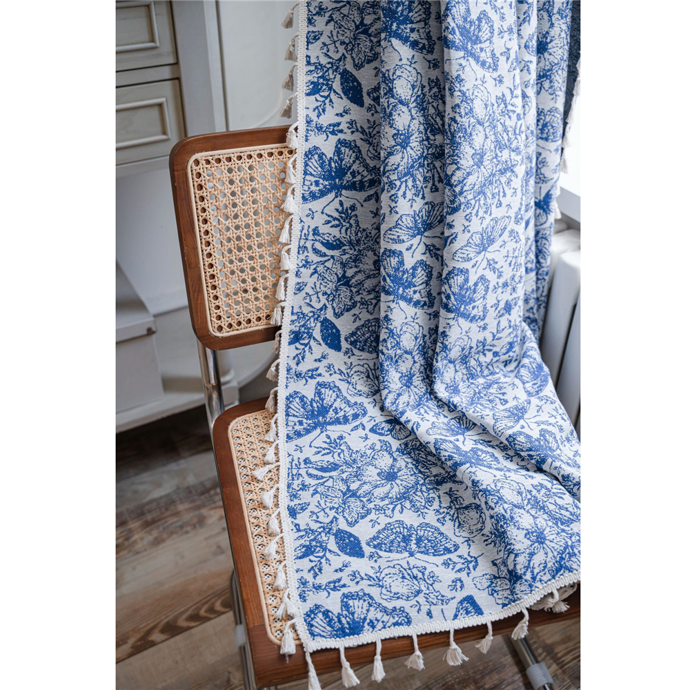 Living Room Bedroom Printed Curtain Window Rod Pocket Drape Valance Home Decor - Picture 27 of 50