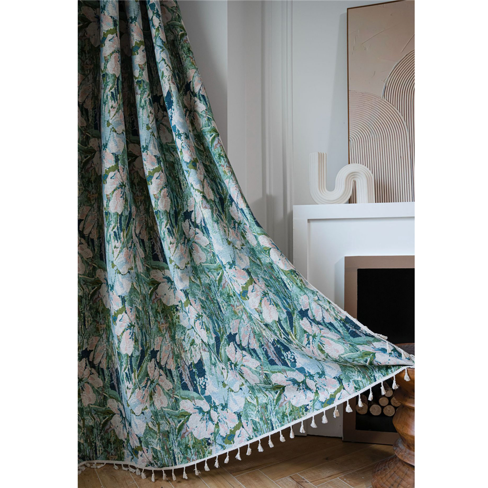 Living Room Bedroom Printed Curtain Window Rod Pocket Drape Valance Home Decor - Picture 33 of 50