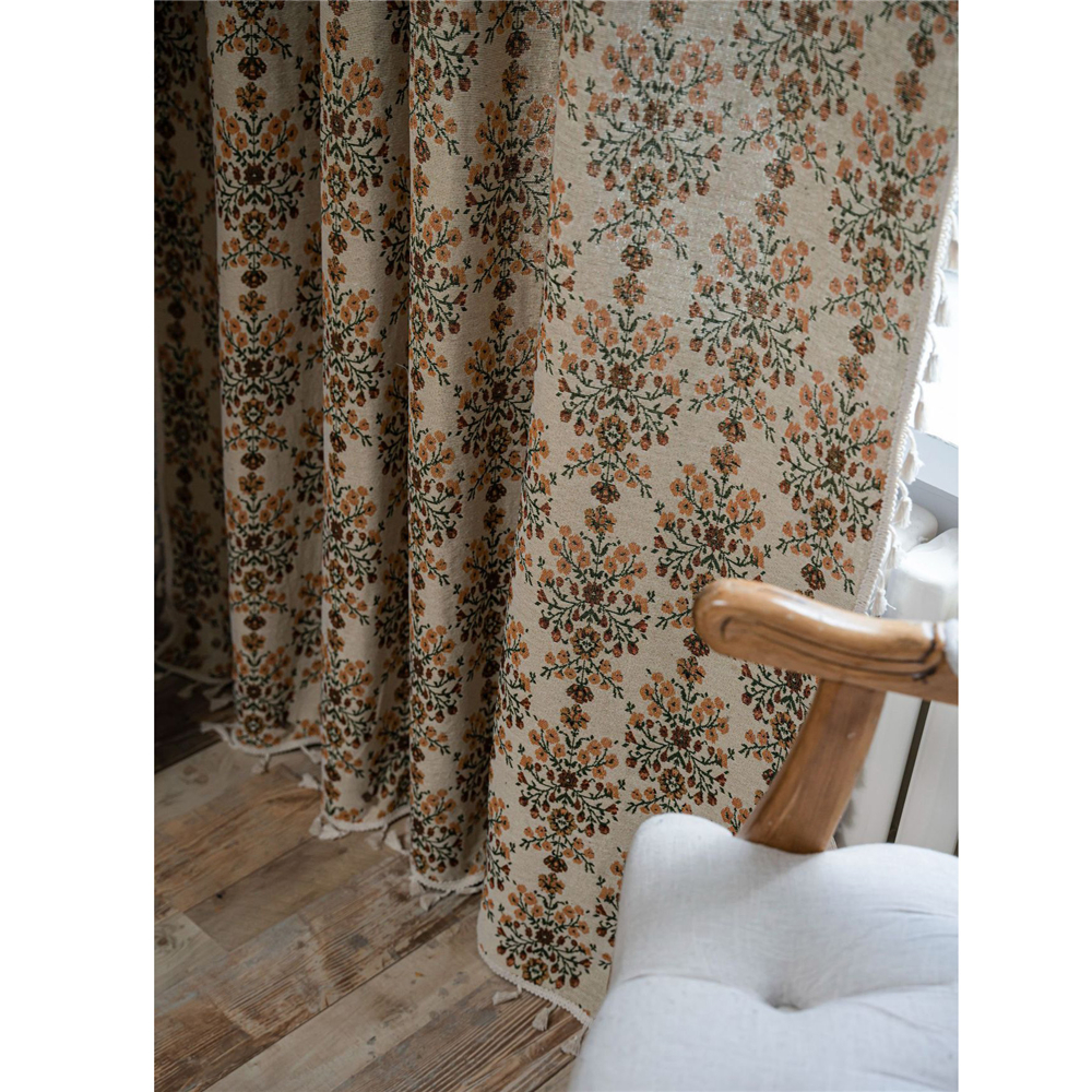Living Room Bedroom Printed Curtain Window Rod Pocket Drape Valance Home Decor - Picture 43 of 50