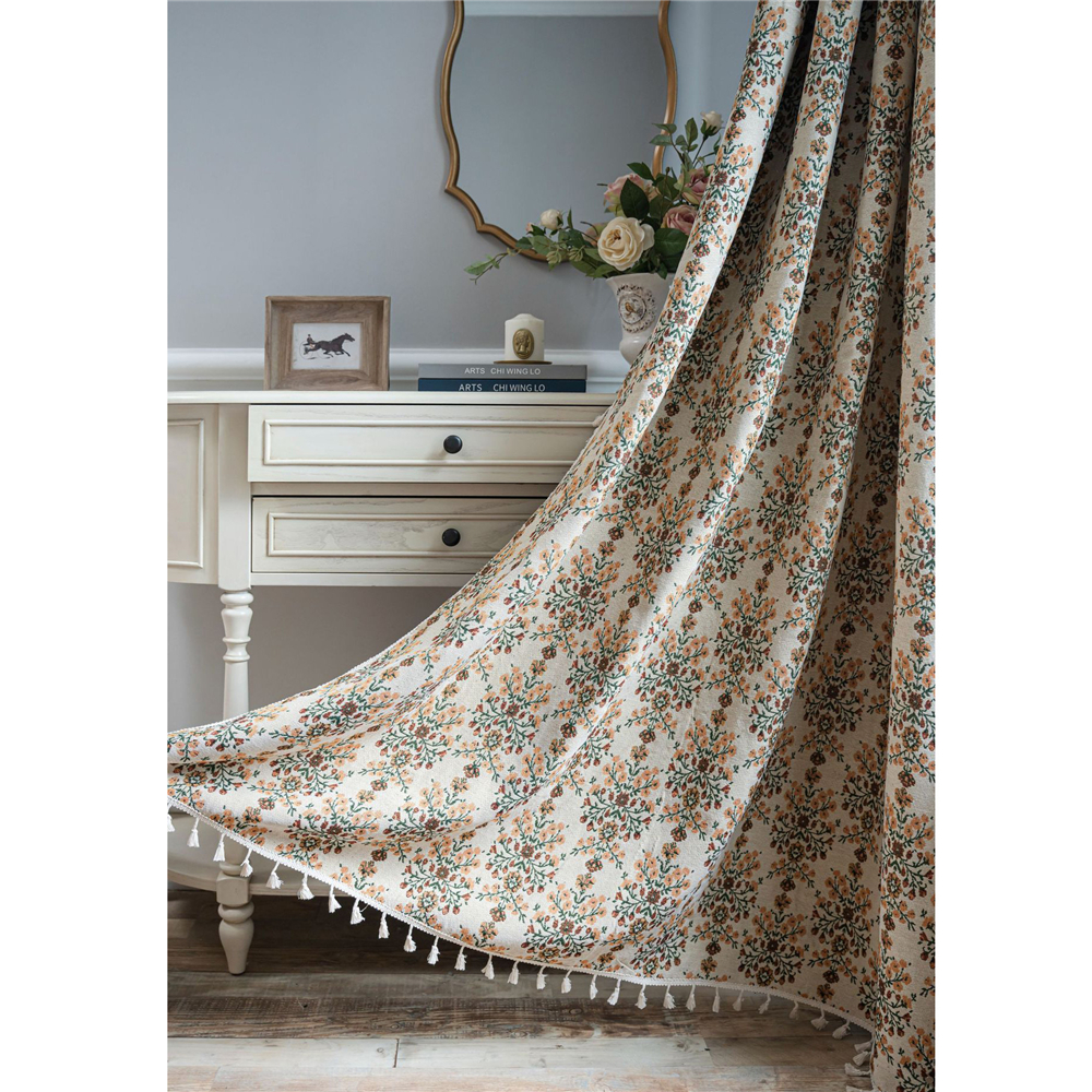 Living Room Bedroom Printed Curtain Window Rod Pocket Drape Valance Home Decor - Picture 38 of 50