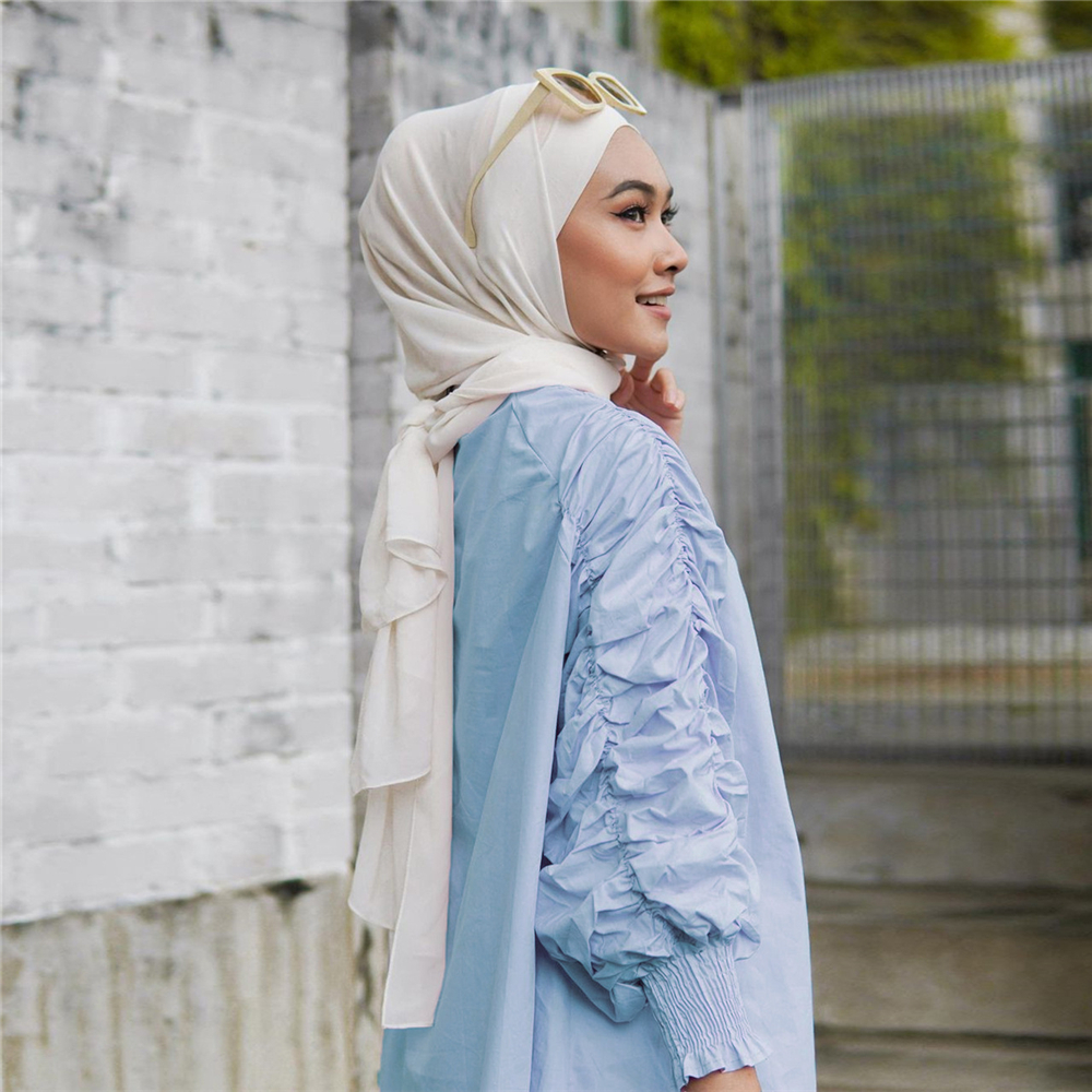 MUSLIM ISLAMIC WOMEN Loose Blouse T-shirt Buttons Casual Fashion Islamic  Tops $43.73 - PicClick AU